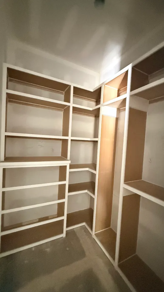 The details behind the finished space — in progress, photo 8