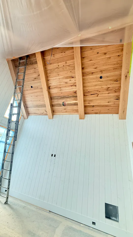 The details behind the finished space — in progress, photo 10