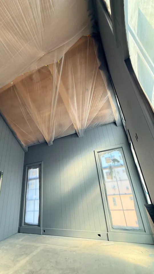 The details behind the finished space — in progress, photo 11
