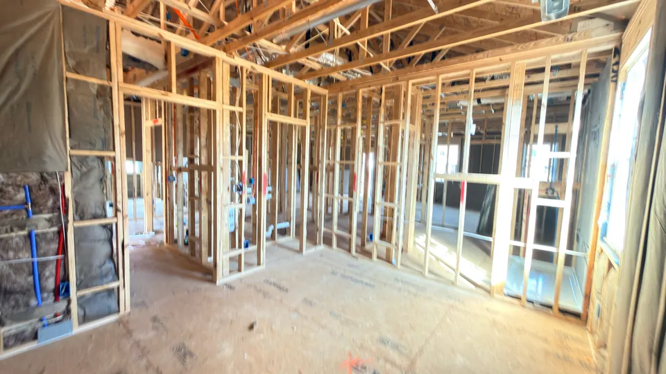 From open framing to smooth walls — in progress, photo 3